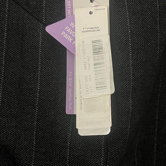 INVESTMENT II Elegant Black Pinstripe Women’s Pants - Picture 3 of 7